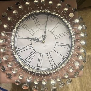 Silver clock